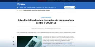 Universidade Federal do Rio de Janeiro (Brazil) – Interdisciplinarity and Innovation are Weapons in the Fight against Covid 19