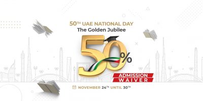UAE (American University in the Emirates) AUE offers 50% discount on the occasion of the 50th UAE National Day