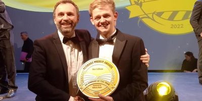 UK (Harper Adams University) New graduate Ben Chilman wins Farmers Weekly Agricultural Student of the Year