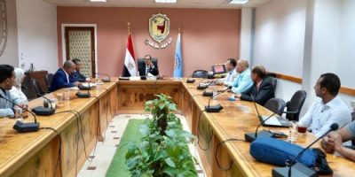 Egypt (Sohag University) The President of Sohag University discusses the final preparations for participation in the Higher Education Forum of Climate Change