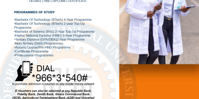 Ghana (Koforidua Technical University) Third Batch Classes and Entrance Examination for 2022/2023 Mature Applicants