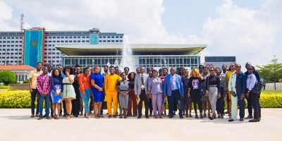 Ghana (Bluecrest University College) Mass communication students tour parliament house