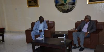Sudan (International University of Africa) The IUA Vice Chancellor Receives Ethiopian Minister Of Water In The Region Of Bani Shanqul.