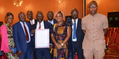 Ivory Coast (Université Pelefero Gon Coulibaly) INTERNATIONAL ORDER OF ACADEMIC PALMS OF CAMES Professor COULIBALY Adama made Knight of OIPA