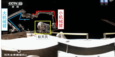 Harbin Institute of Technology (China) Two-arm space “handshake” The small robotic arm jointly developed by Harbin Institute of Technology completed the first dual-arm support for astronauts to walk outside the cabin