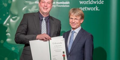 Germany (Technical University of Darmstadt) Friedrich Wilhelm Bessel Research Award Winner chooses TU Darmstadt