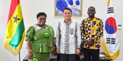 Ghana (University of Health and Allied Sciences) VC Pays Courtesy Call On South Korean Ambassador