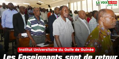 Cameroon (University Institute of the Gulf of Guinea) The Teachers Are Back.