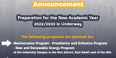 Egypt (Beni-Suef University) Important Announcement