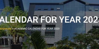 Mauritius (Mauritius Institute of Education) Academic calendar for year 2023