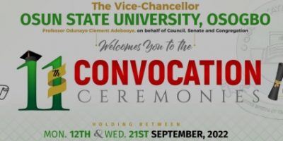Nigeria (Osun State University) 11th Convocation Ceremonies