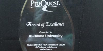 Nigeria (Al-Hikmah University) Al-Hikmah University Wins Proquest Award at Aulnu 2021