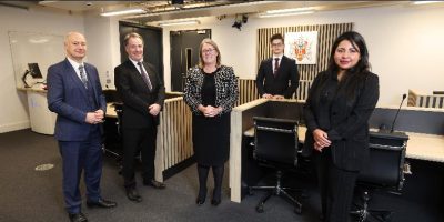 UK (Ulster University) Lady Chief Justice Opens New UU Mock Courtroom