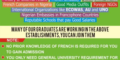 Nigeria (Ebonyi State University) Admission into 2020/2021 academic session is welcome from suitable candidate who are interested in undertaking a degree in the department of french of the ebonyi state university, abakaliki.