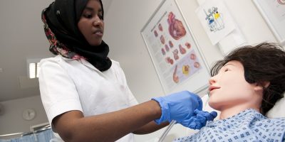 UK (Middlesex University) MDX hosted large NHS careers fair featuring nearly 100 healthcare professionals