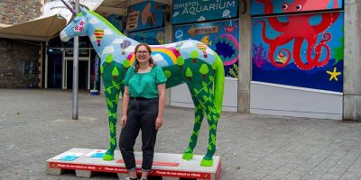 UK (University of the West of England) UWE Bristol supports charity unicorn sculpture trail