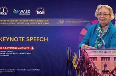 UN Director-General’s remarks at the Opening of WASD 22nd International Conference
